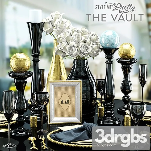 Decorative set Tableware Free Download