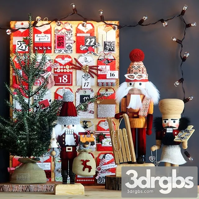 Decorative set The nutcrackers Free Download