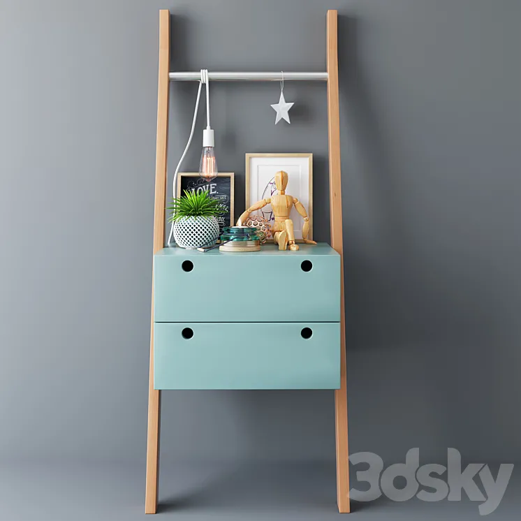 Decorative Set TL056 3D Model Free