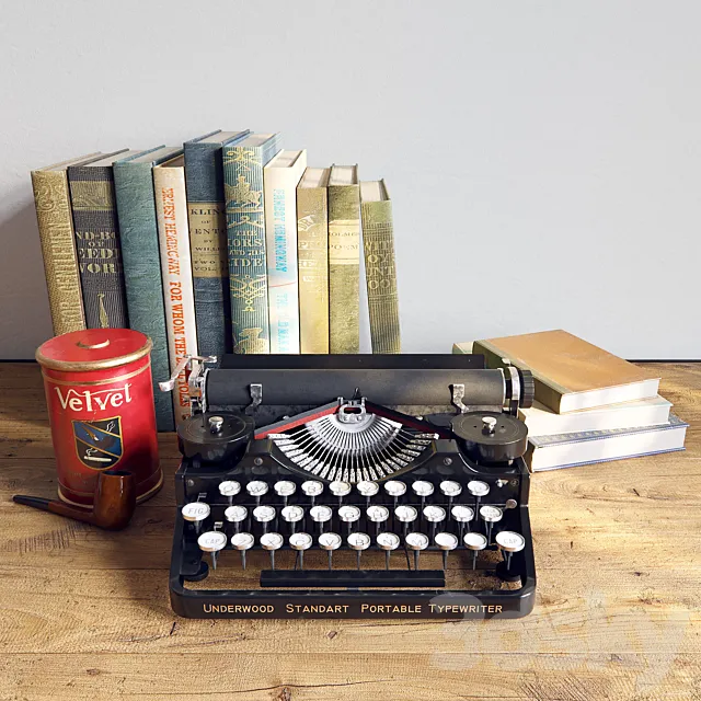 Decorative set Underwood 3D Model