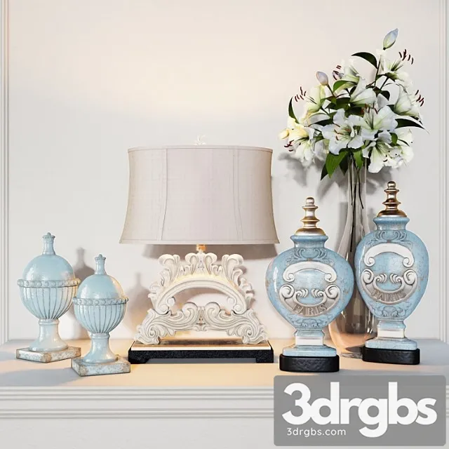 Decorative set Uttermost decor set 3D Model Download