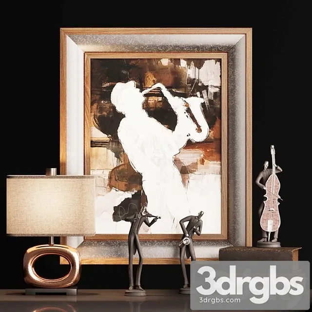 Decorative set Uttermost decor set_3 3D Model Free