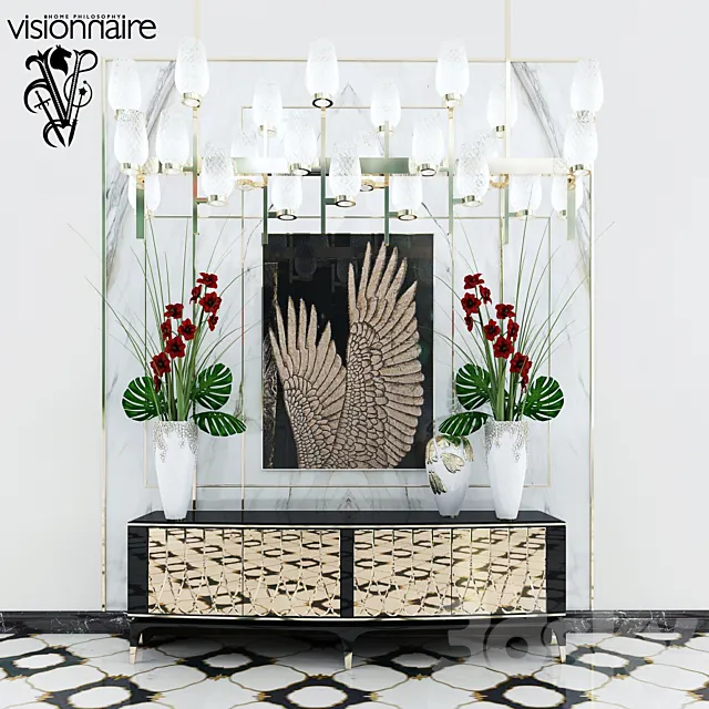 Decorative set Visionnaire 3DModel
