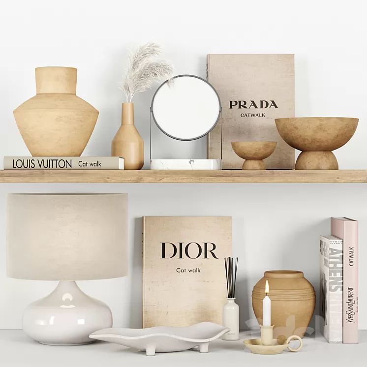 decorative set Vol008 (ZARA home items) 3D Model