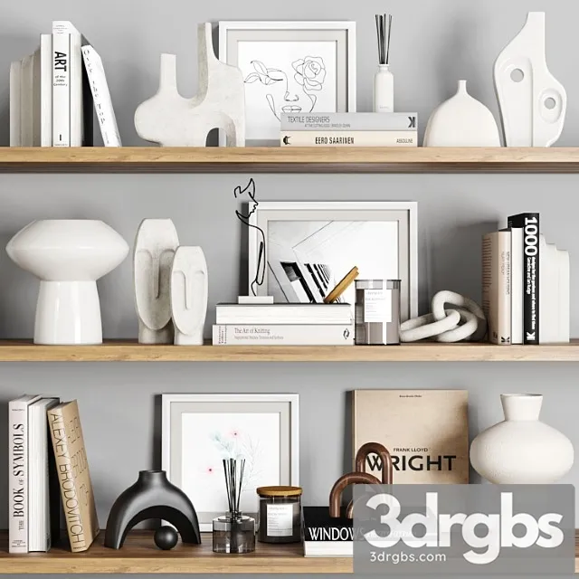 decorative set Vol013 3D Model Free