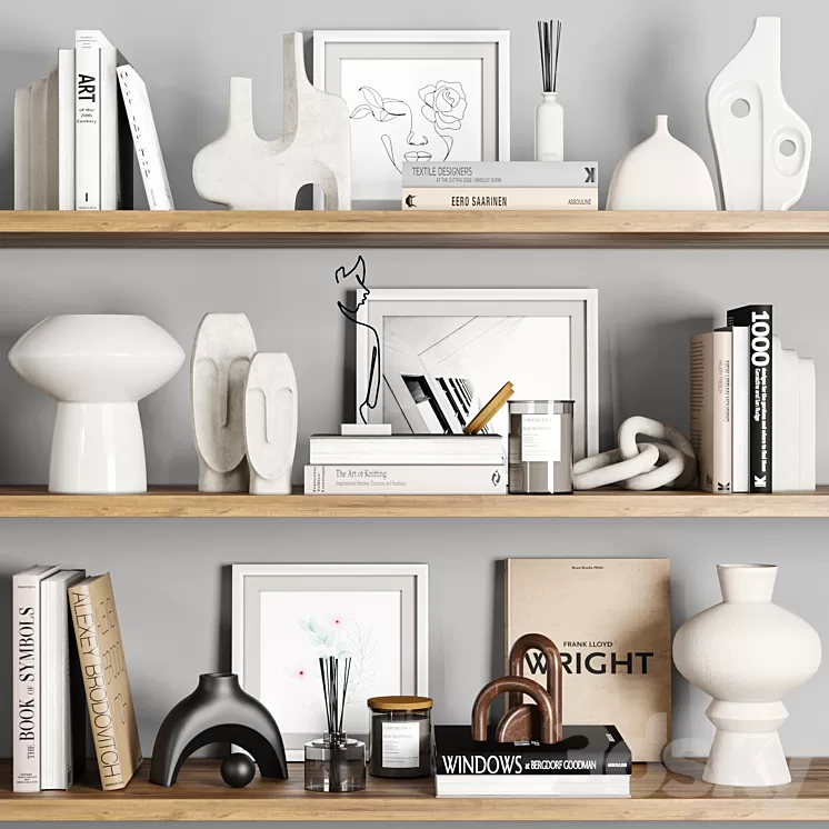 decorative set Vol013 3D Model Free