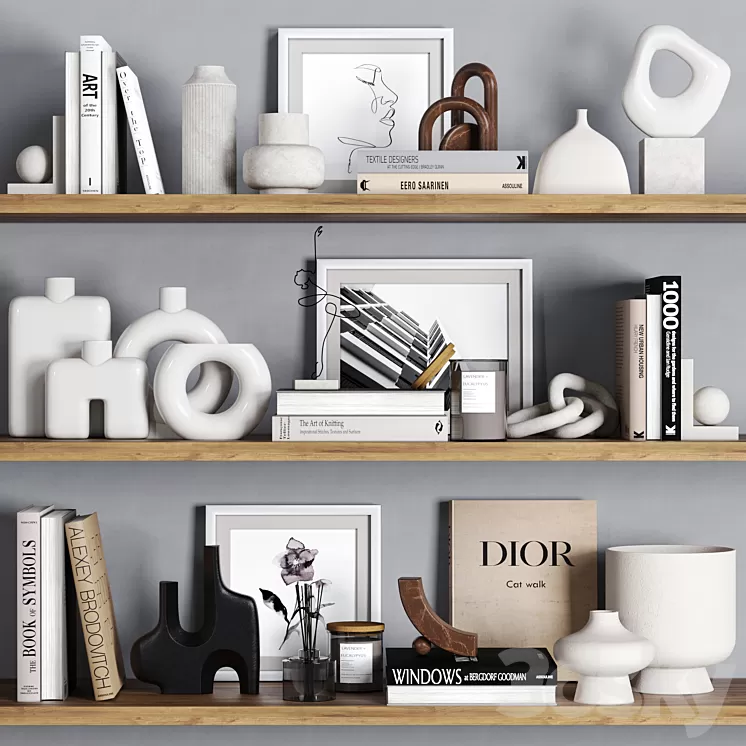 decorative set Vol016 3D Model