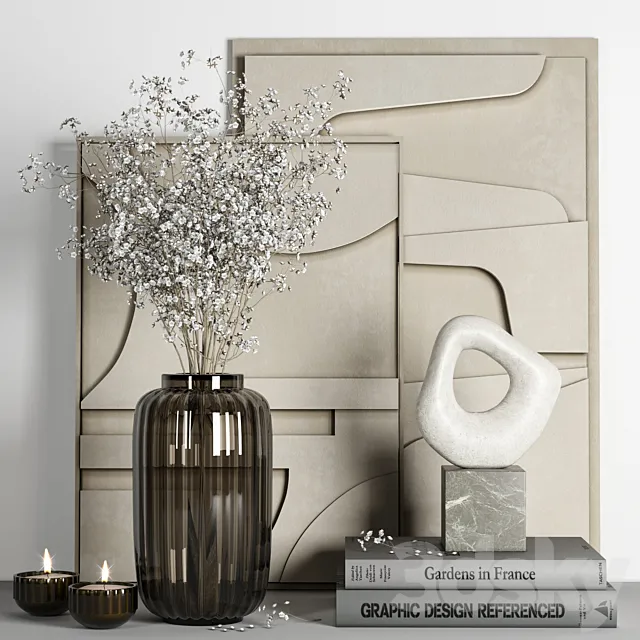 decorative set Vol026( breath flower) 3DModel