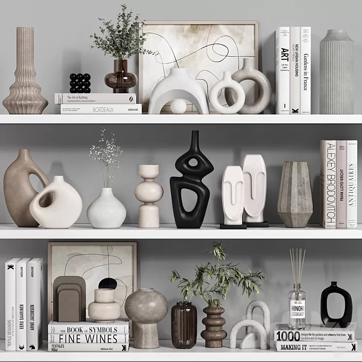 decorative set vol029 3D Model Free