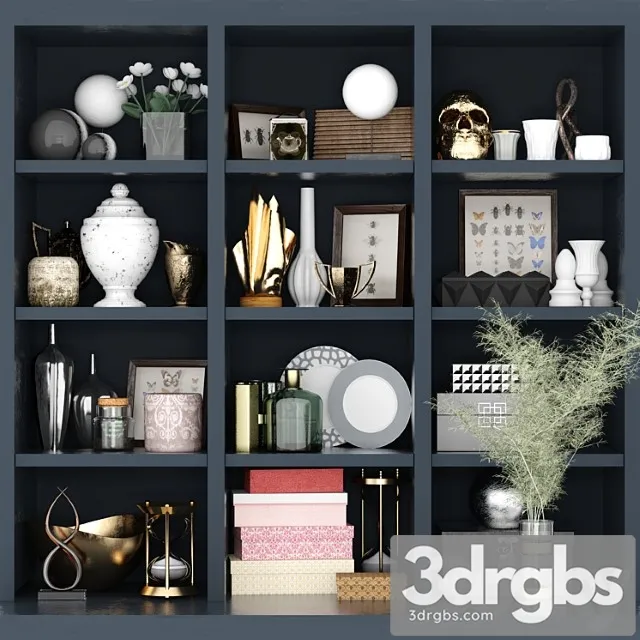 Decorative set Wardrobe with decor 8 Free Download