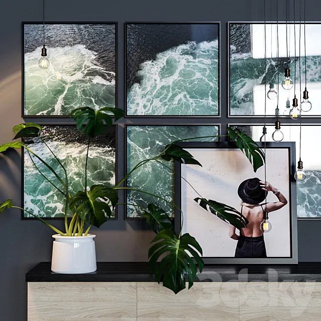 Decorative set (Wave) Free Download