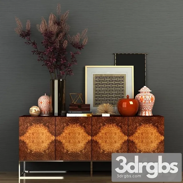 Decorative set Williams-sonoma 3D Model Free