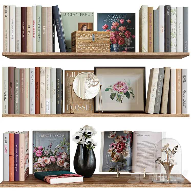 Decorative set with books Free Download