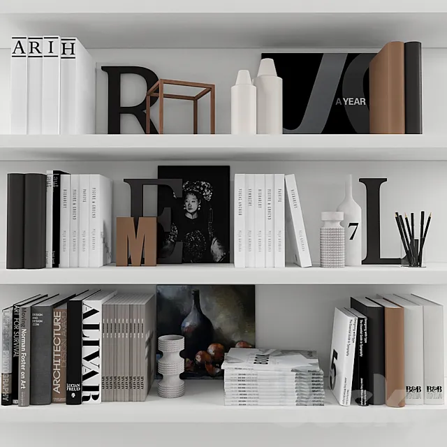 decorative set with books Free Download