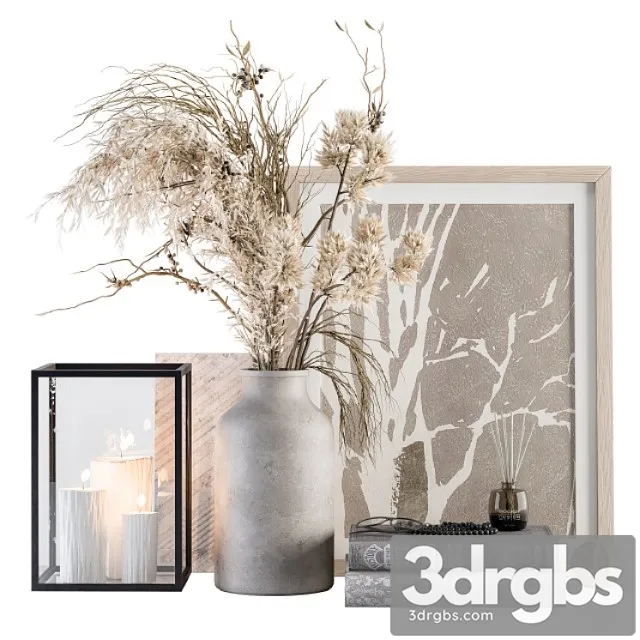 Decorative set with bouquet - set 62