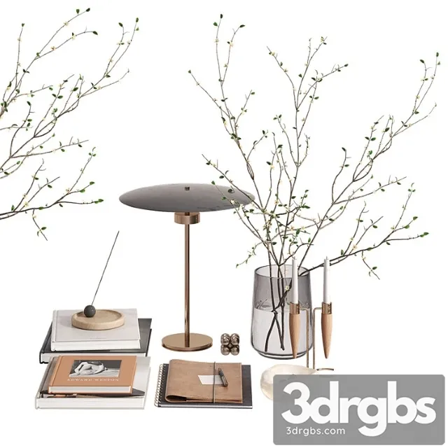 Decorative Set With Cherry Branches 1 Free Download
