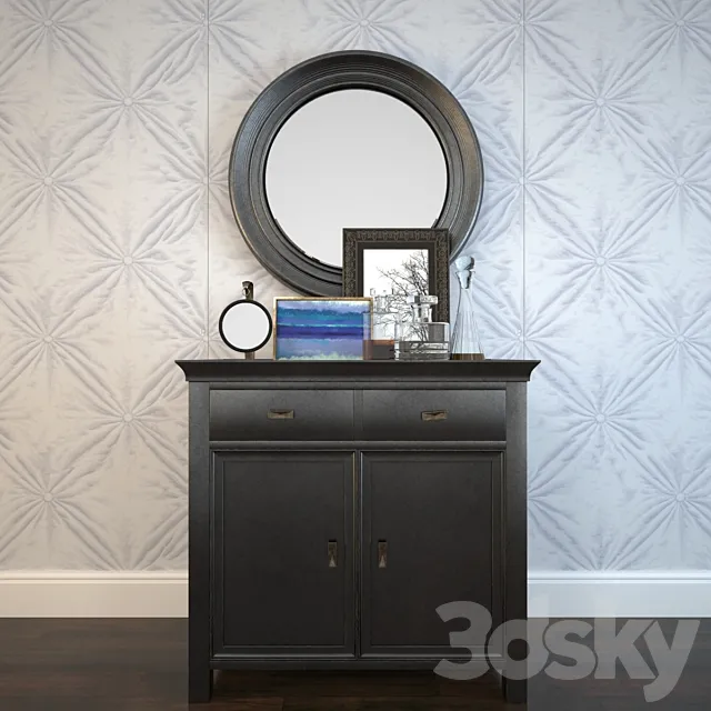 Decorative set with dresser Free Download