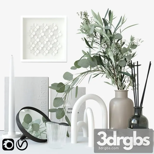 Decorative Set with Eucalyptus Free Download