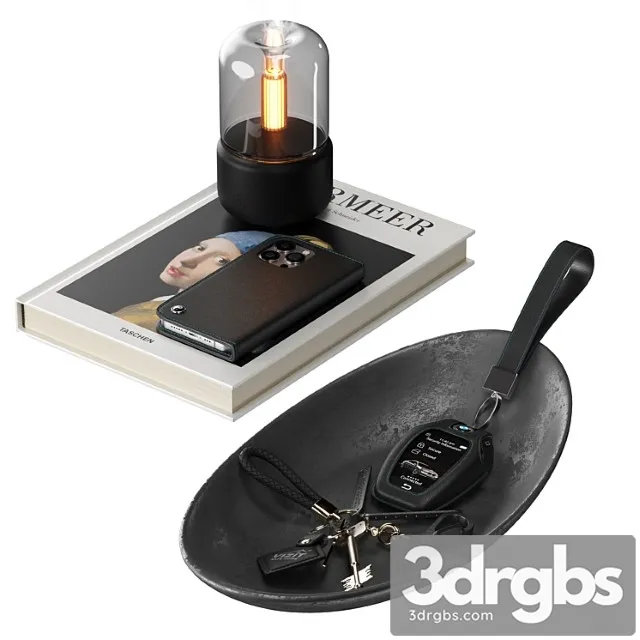 Decorative Set With Keys 3D Model Free