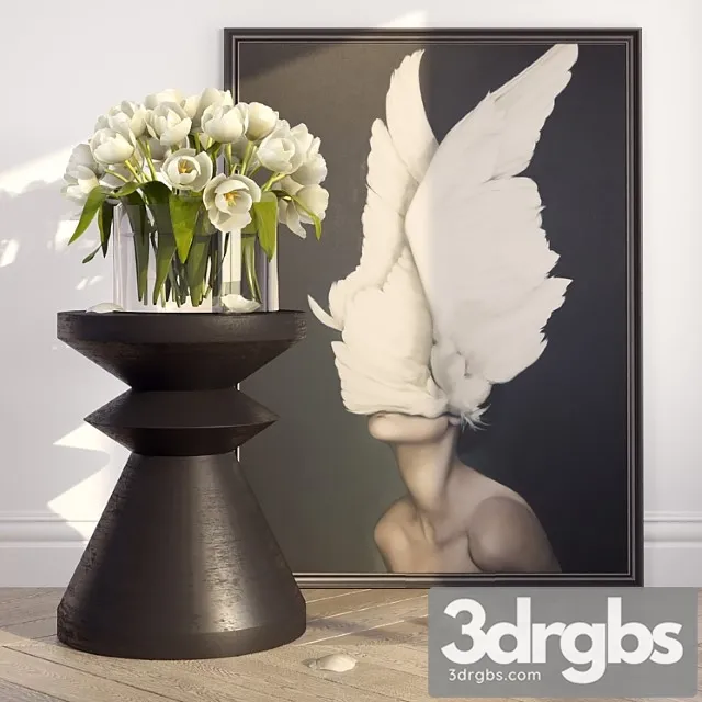 Decorative Set With Tulips Free Download