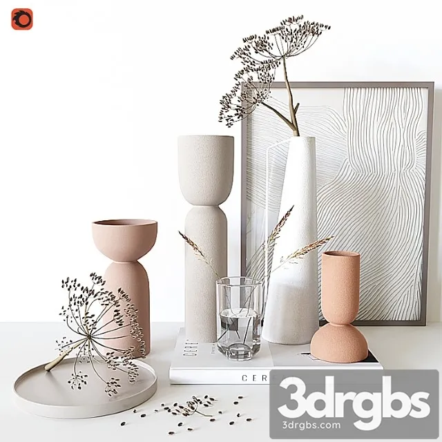 Decorative Set With Vase 24 Free Download