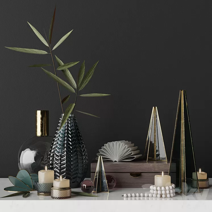 Decorative set Y1 3D Model