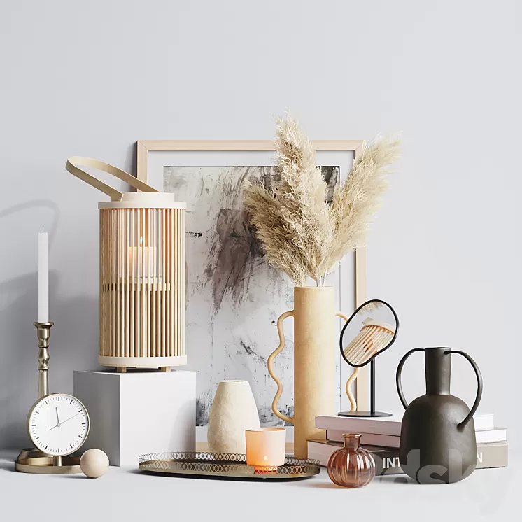 Decorative Set Zara Home 001 3D Model