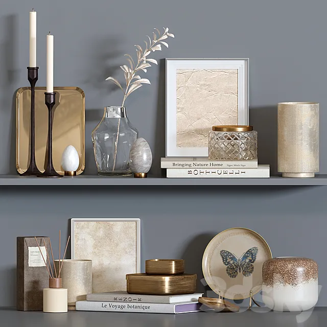 Decorative set ZARA HOME 3DModel