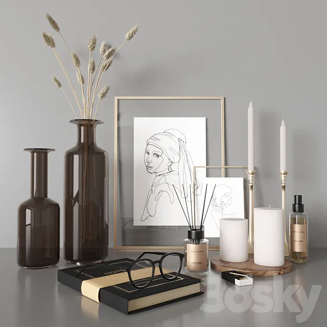 Decorative set Zara Home 3DModel