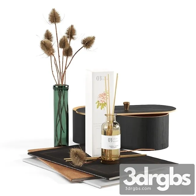 Decorative set Zara home decorative set 3D Model Free