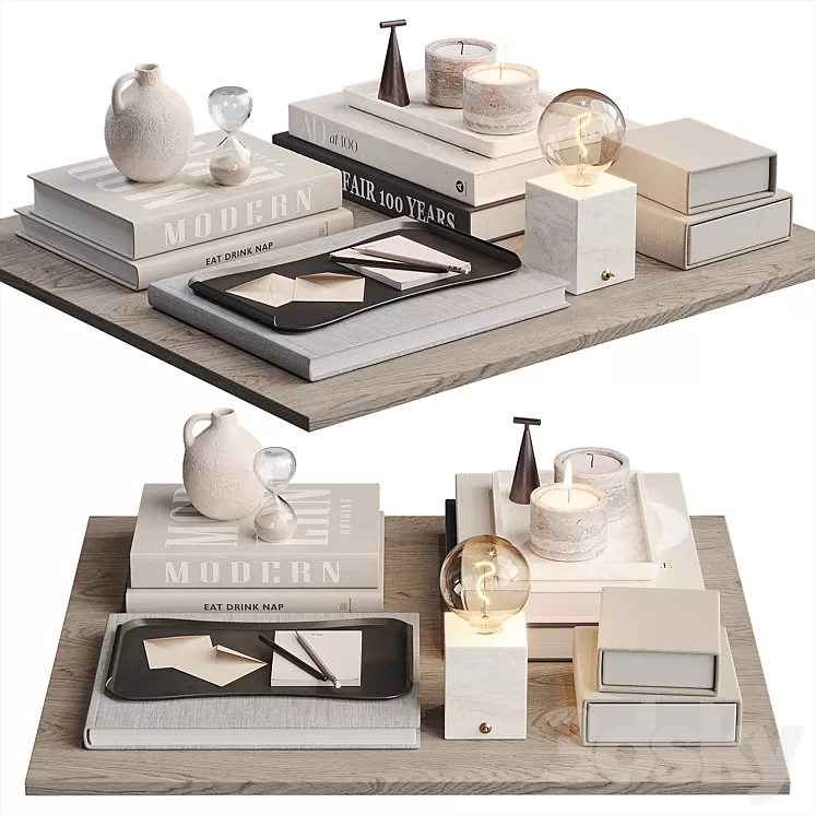 Decorative set ZARA HOME NG2 3D Model Free