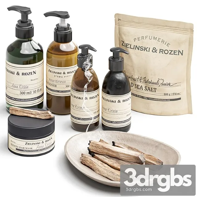 Decorative set Zielinski Rozen 3D Model Free