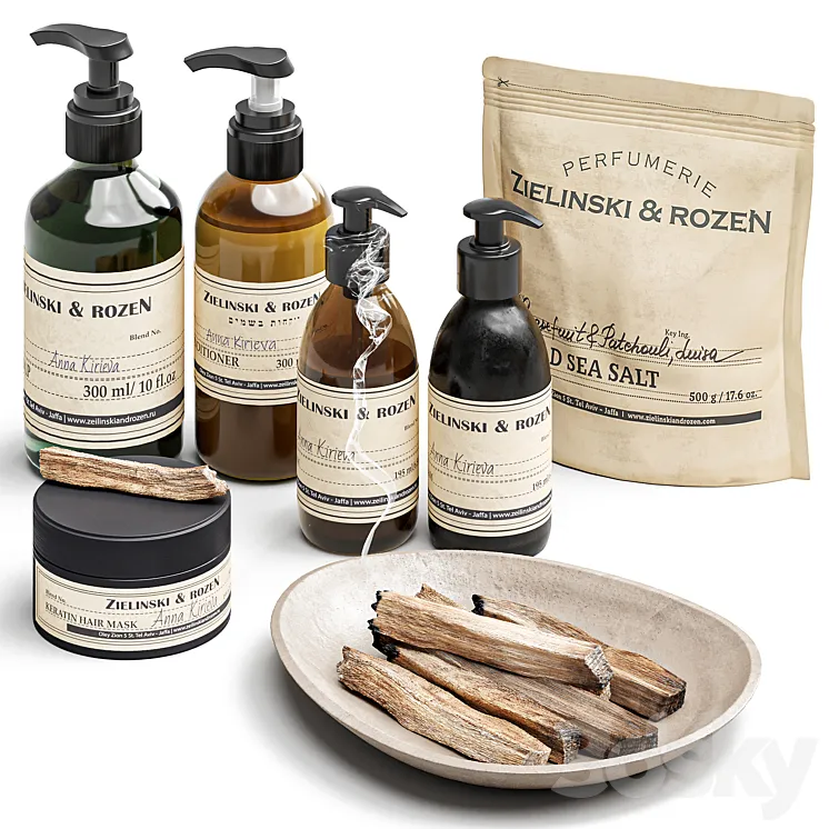 Decorative set Zielinski & Rozen 3D Model Free