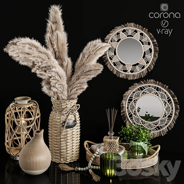 DECORATIVE SET02 3DModel