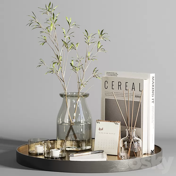 decorative set027 3D Model Free