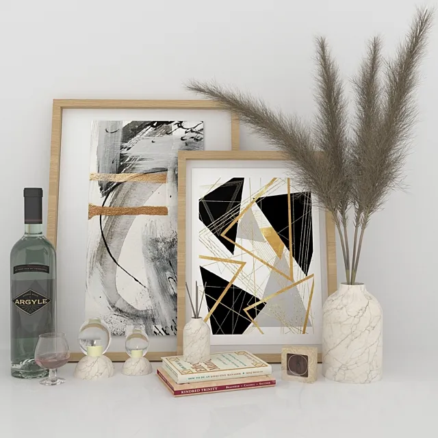 Decorative set03 3DModel