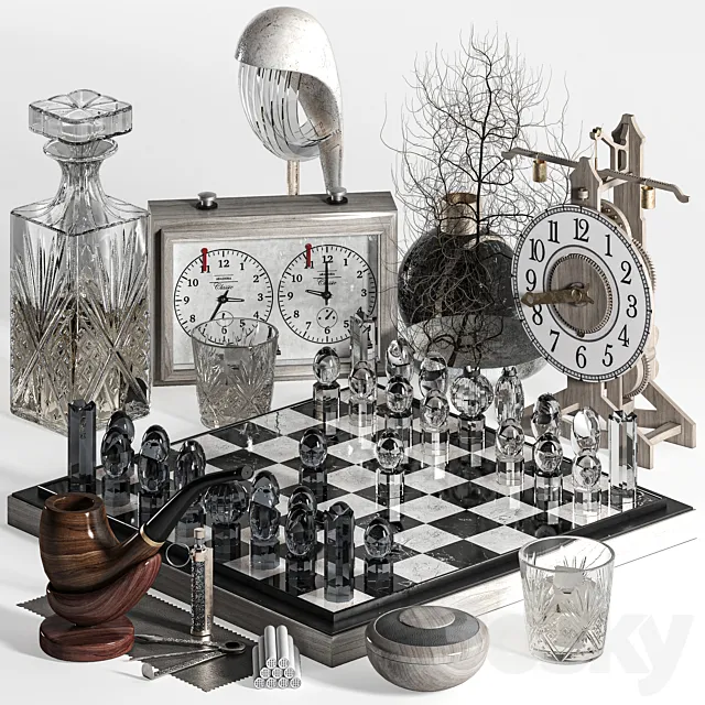 decorative set05 3D Model