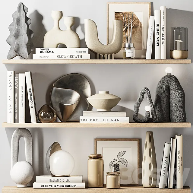 Decorative set053 3D Model