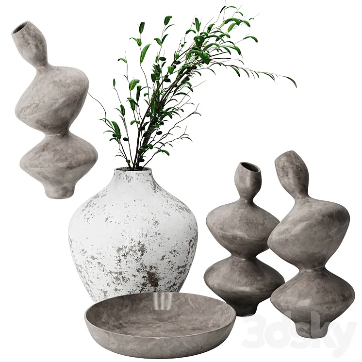 decorative set06 3D Model Free Download