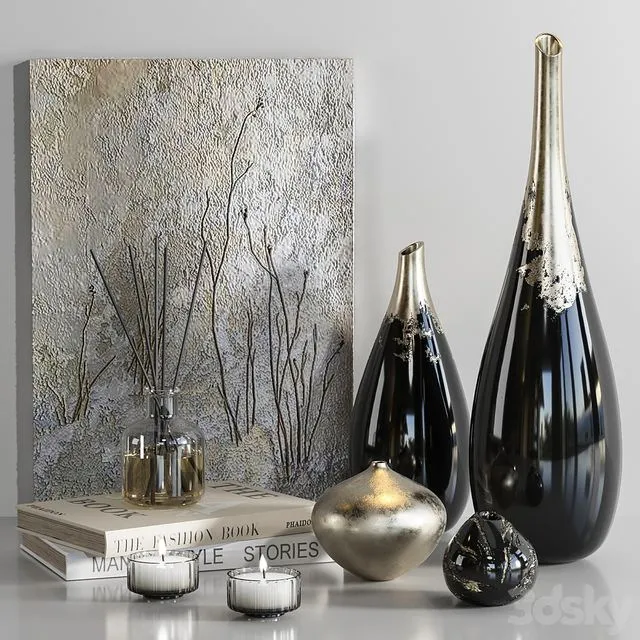 Decorative set09 3D Model