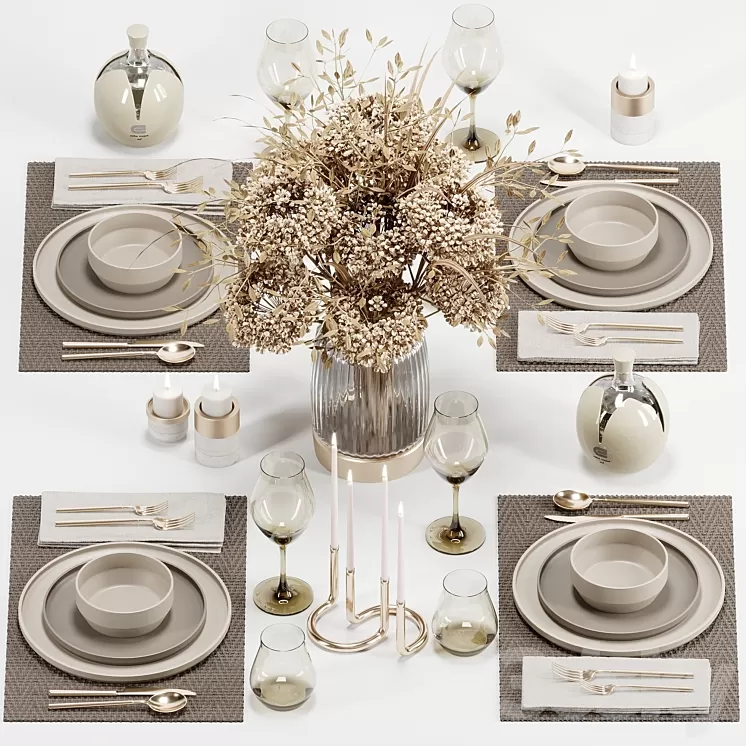 decorative set13 3D Model Free