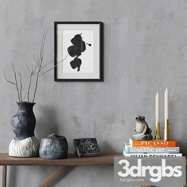 Decorative set22 3D Model Free