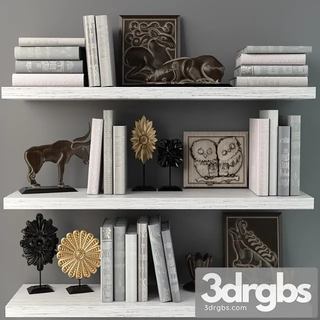 Decorative set3 3D Model Free