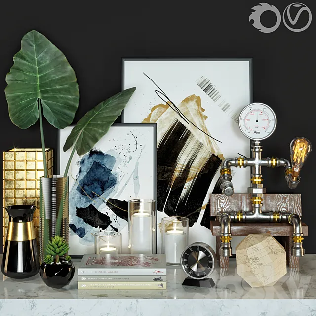 Decorative- set3 3D Model