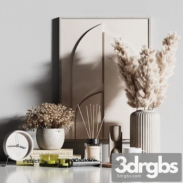 Decorative Set44 3D Model Free