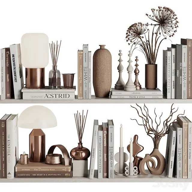 Decorative Set46 with books Free Download