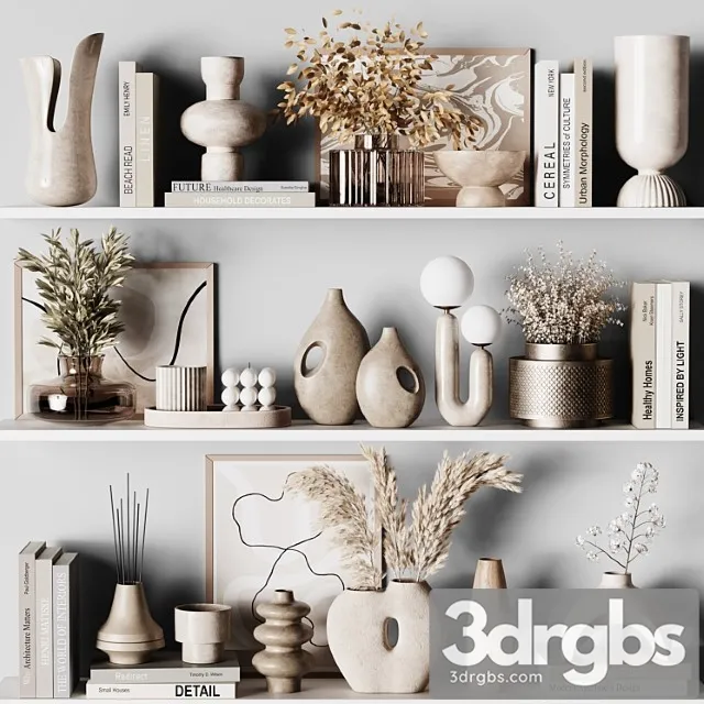 Decorative Set49 3D Model Free