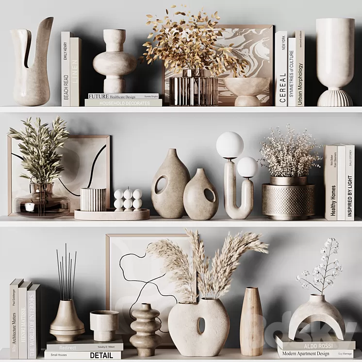 decorative set49 3D Model Free