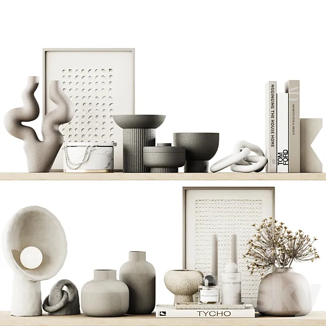 decorative set77 3D Model