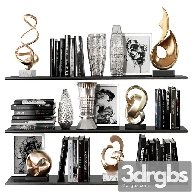 Decorative set9 3 3D Model Free